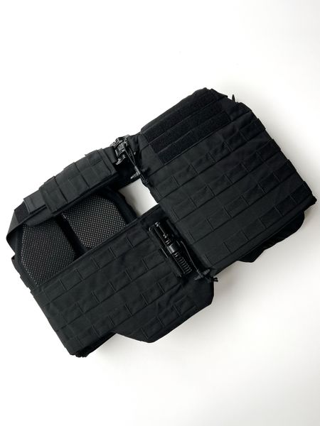 Бронежилет U-WIN Чорний Black CORDURA швидкого скидання 5 класу захисту ДСТУ з керамічними плитами AS0128 фото