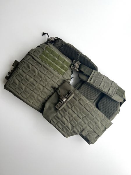 Плитоноска Олива темна Plate Carrier U-WIN швидке скидання 260х330 Реінджер Грін Cordura 500D AS0076 фото