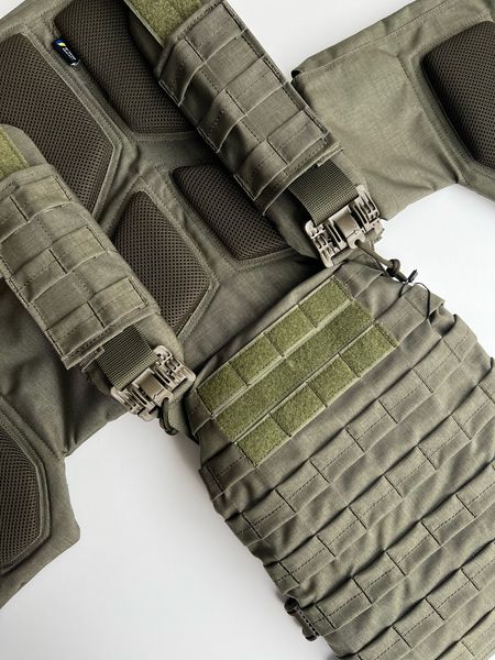 Плитоноска Олива темна Plate Carrier U-WIN швидке скидання 260х330 Реінджер Грін Cordura 500D AS0076 фото