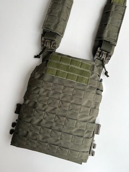 Плитонoска Олива темная Plate Carrier U-WIN быстрый сброс 260х330 Ренджер Грин Cordura 500D AS0076 фото