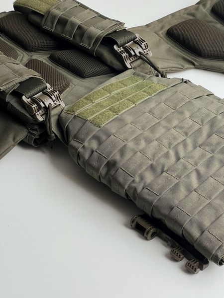 Плитоноска Олива темна Plate Carrier U-WIN швидке скидання 260х330 Реінджер Грін Cordura 500D AS0076 фото