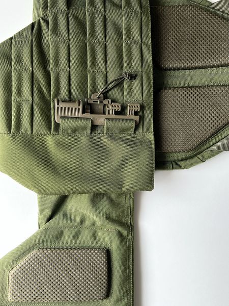 Плитонoска Олива Plate Carrier U-WIN PRO швидке скидання 260х330 Cordura 1000D AS0059 фото