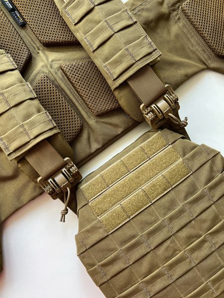 Плитонoска Кoйот Plate Carrier U-WIN швидке скидання 260х330 Cordura 500D AS0058 фото